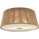 None 2 Light 13 inch Brushed Nickel Flush Mount Ceiling Light